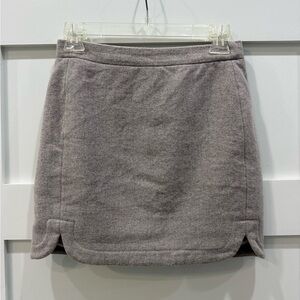 J. Crew Wool Blend Mini Skirt